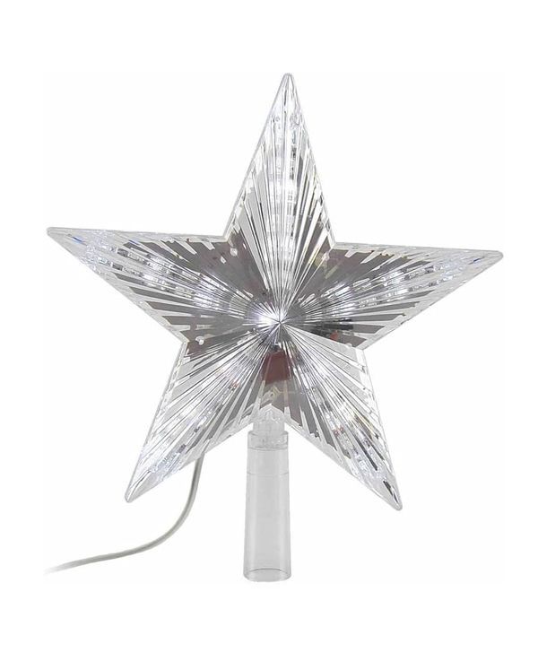 Sternförmige Weihnachtsbaumspitze Mit LED-Lichtern