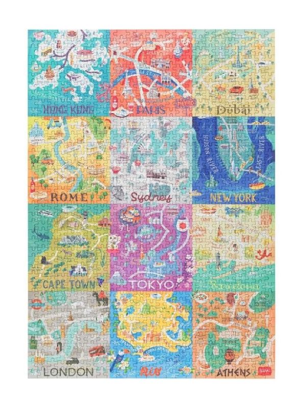 LEGAMI Puzzle Da 1000 Pezzi World Cities