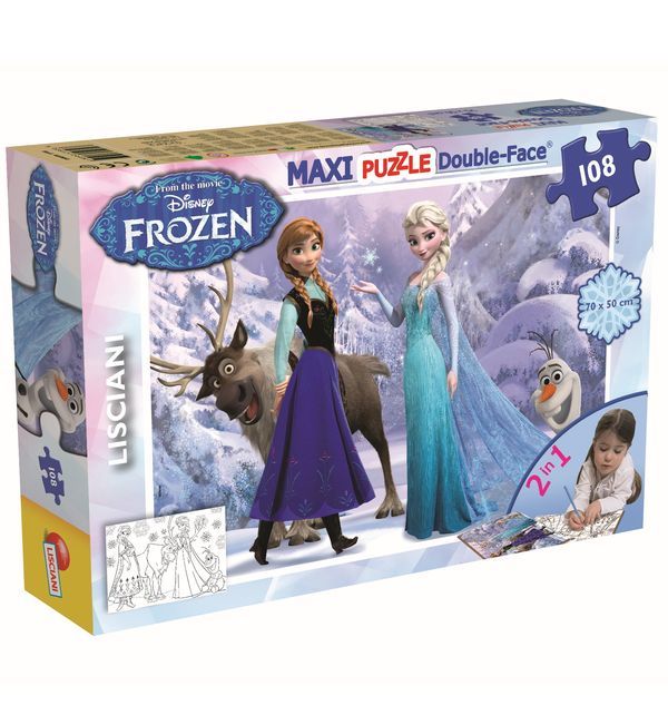 DISNEY Puzzle Double-Face Di Frozen 108 Pezzi