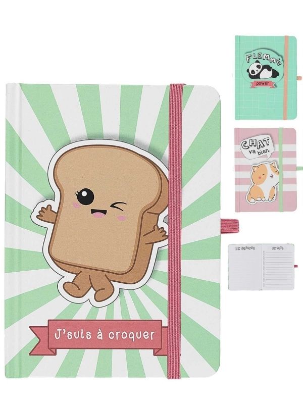 Bloc-Notes Kawaii - Assorti