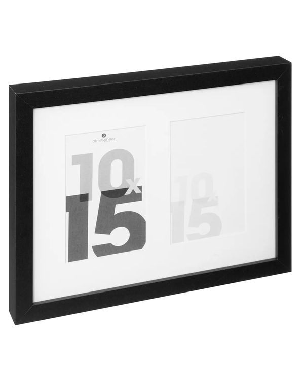Porta Foto Da Appoggio Éva In Legno Nero 31.8X24.8Cm