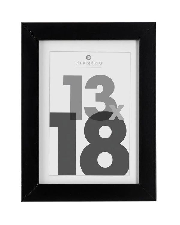 Freistehender Fotohalter Éva Holz Schwarz 13X18Cm