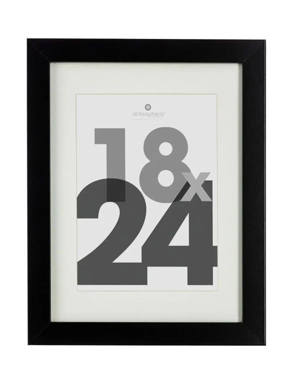 Freistehender Fotohalter Éva Holz Schwarz 18X24Cm