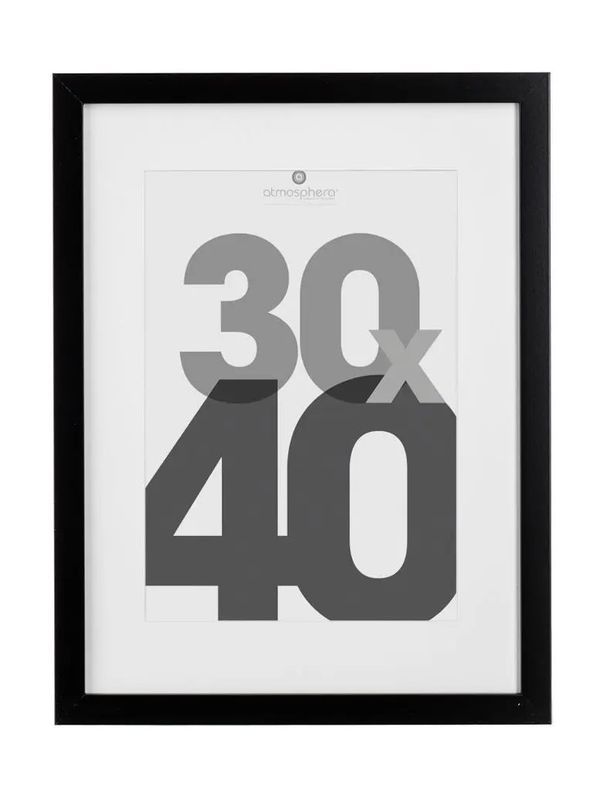 Freistehender Fotohalter Éva Holz Schwarz 30X40Cm