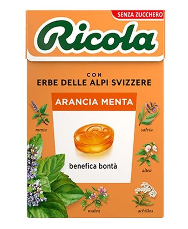 RICOLA Con Erbe Delle Alpi Svizzere E Arancia 50G