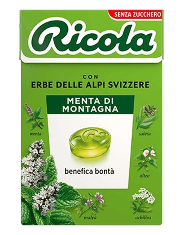 RICOLA Con Erbe Delle Alpi Svizzere E Menta Di Montagna 50G