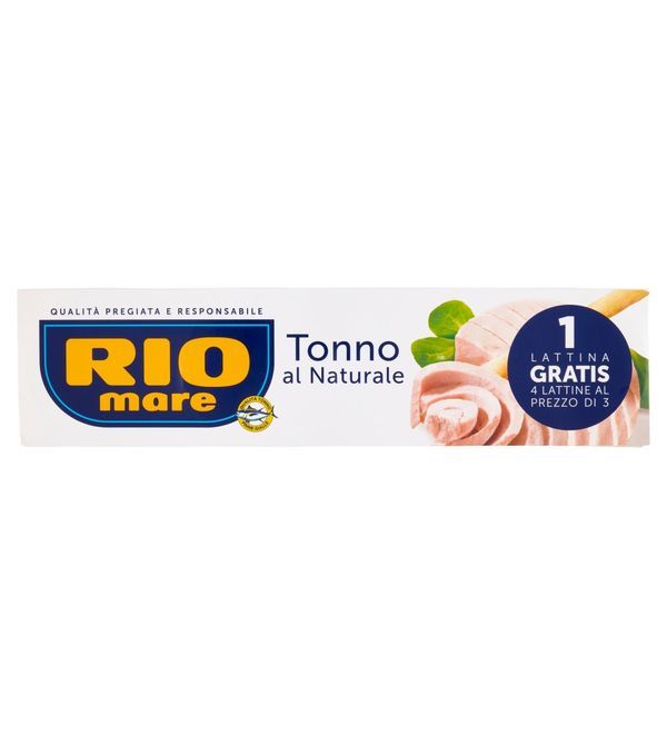 RIO MARE Tonno Al Naturale 4X80G