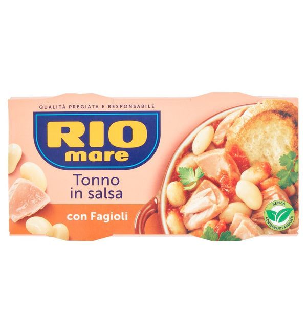 RIO MARE Tonno In Salsa Con Fagioli 2X160G