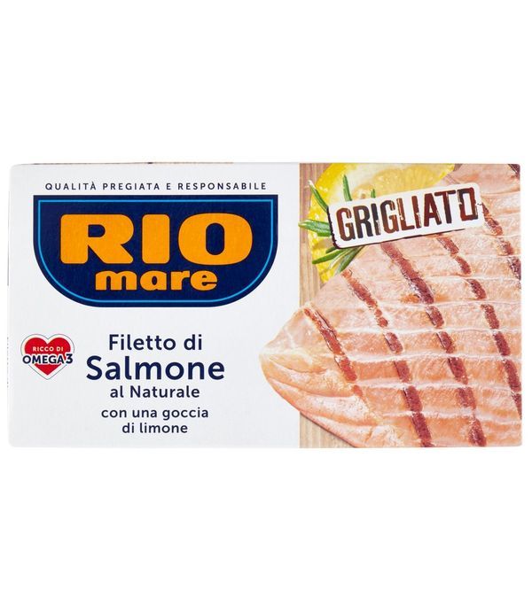 RIO MARE Filetto Di Salmone Al Naturale Grigliato 125G