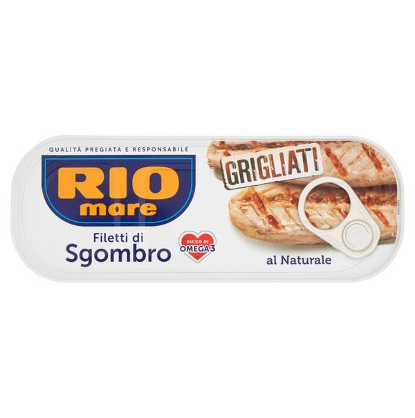 RIO MARE Filetti Di Sgombro Al Naturale Grigliati 120G