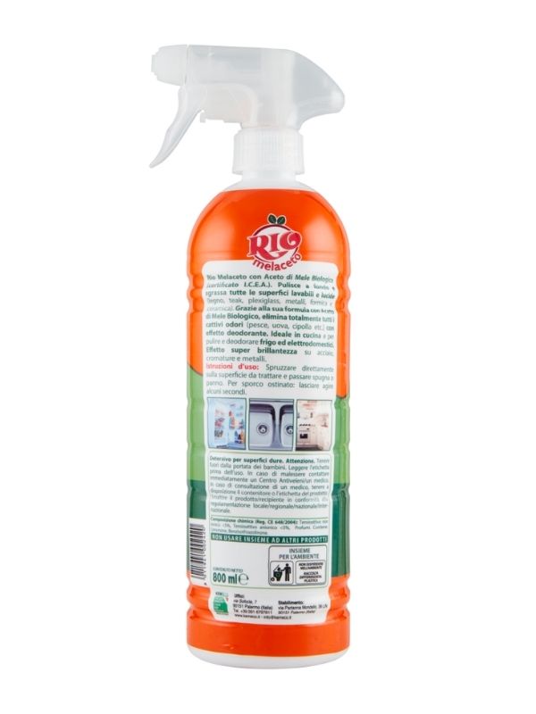RIO Melaceto Spray Con Aceto Di Mele Biologico 800Ml