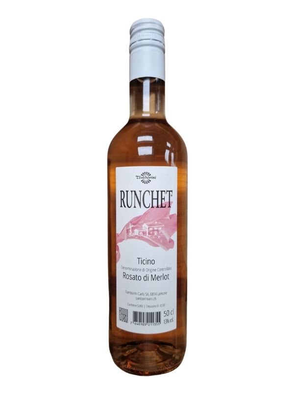 RUNCHET Vin Rosé Vins Du Tessin DOC 50Cl 12.5 % Vol