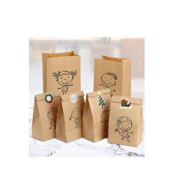 Kraftpapiersäcke Ideal Für Den Advent 50 Stücke