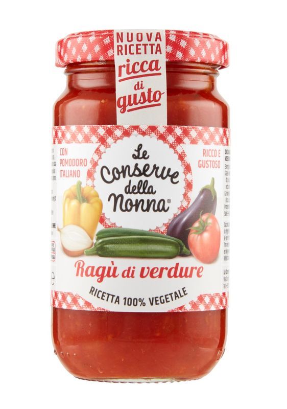 LE CONSERVE DELLA NONNA Ragu' Di Verdure 190G