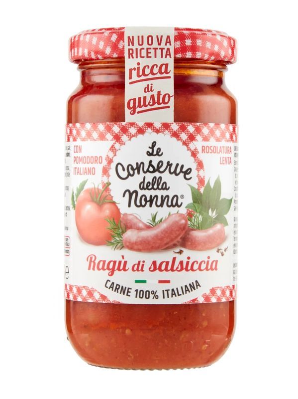 LE CONSERVE DELLA NONNA Ragu' Di Salsiccia 190G