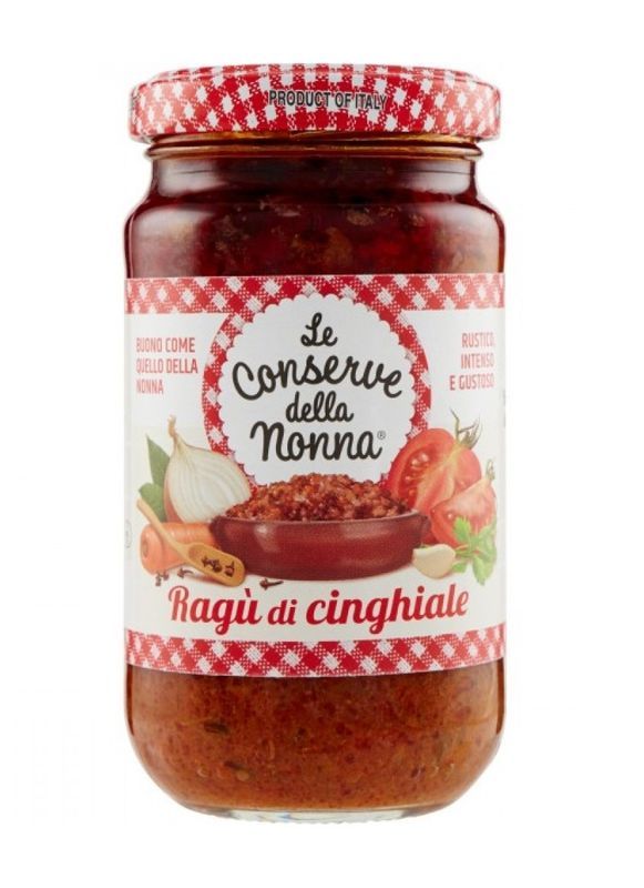 LE CONSERVE DELLA NONNA Ragu' Di Cinghiale 190G