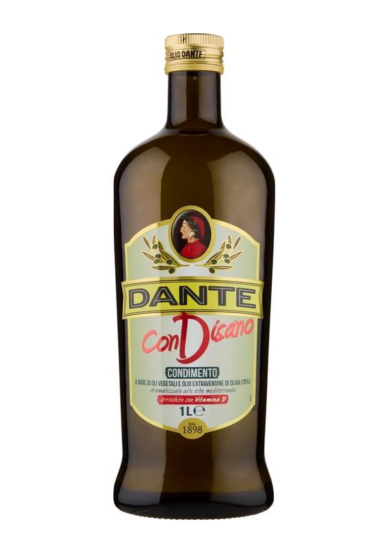 DANTE Olio Aromatizzato Alle Erbe Mediterranee 1L