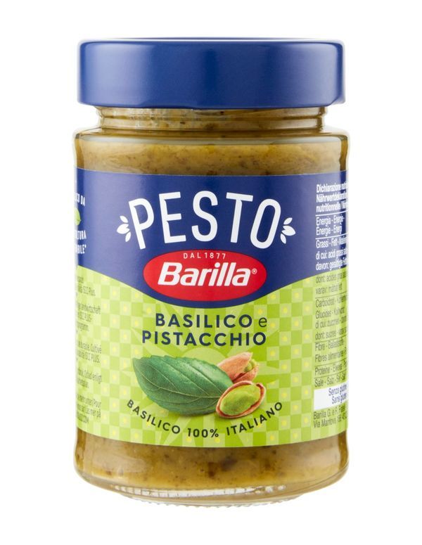 BARILLA Pesto Basilico E Piastacchio 190G