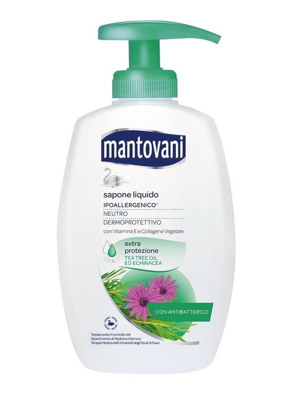 MANTOVANI Sapone Liquido Mani Tea Tree E Echinacea 300Ml