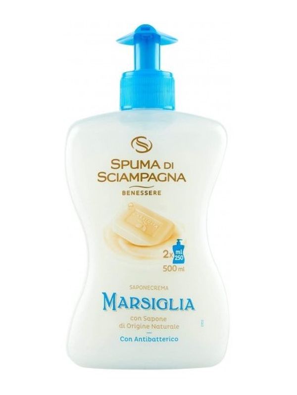 SPUMA DI SCIAMPAGNA Sapone Crema Marsiglia 500Ml