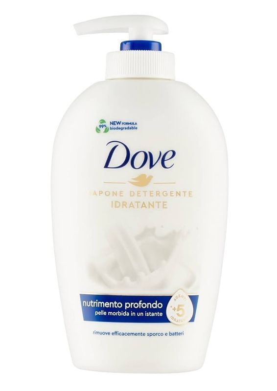 DOVE Sapone Liquido Mani Nutrimento Profondo 250Ml