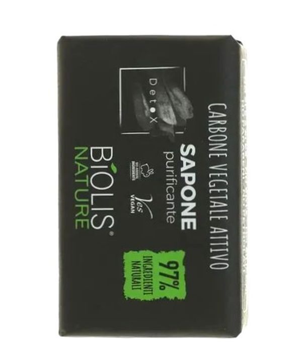 BIOLIS NATURE Saponetta Purificante Al Carbone Attivo 100G