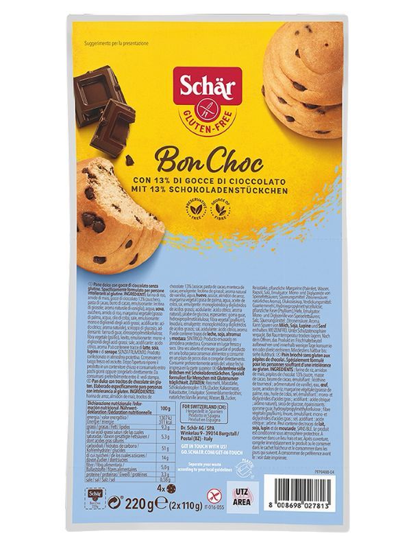 SCHAR Bon Choc Sans Gluten 220gr