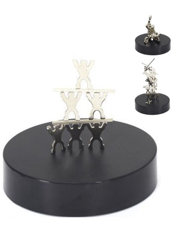 Objet Décoratif Sculpture Magnétique 10X8Cm - Assortis