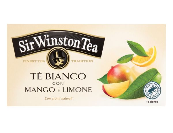 SIR WINSTON TEA Thé Blanc Avec Mangue Et Citron