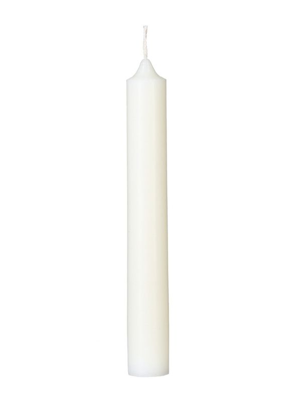 Set Di 10 Candele A Bastoncino Hugo Avorio 16Cm