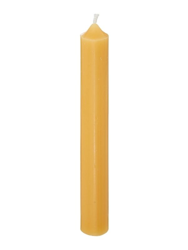 Satz Mit 10 Stabkerzen Hugo Gelb 16Cm