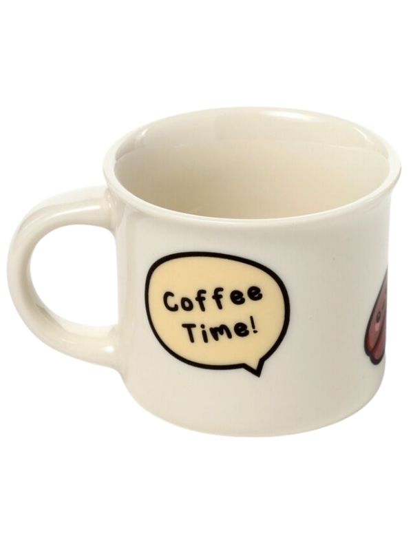 Set Di 2 Tazzine Da Caffè In Porcellana Kawaii 