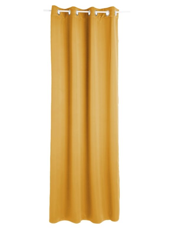 Set Di 2 Tende Oscuranti  Ocra 135x240cm