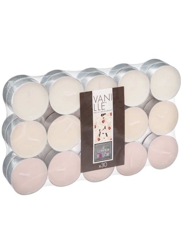 Set De 30 Tealight Parfumées Nina Vanille 