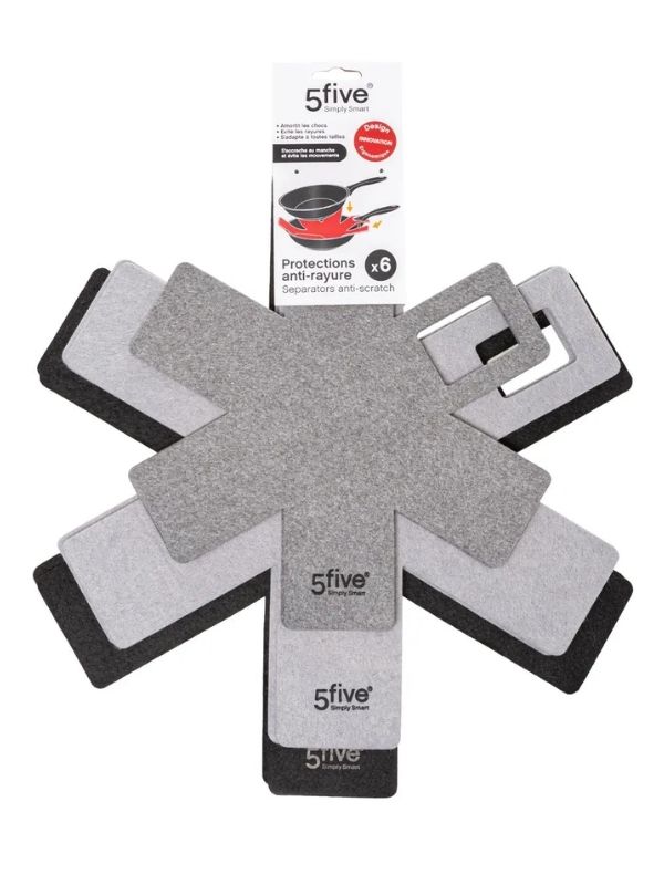 6Er Set Filz-Pfannenschoner 
