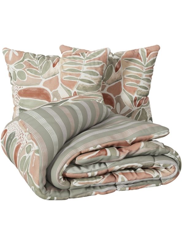 Set Di Lenzuola Stampate Alvaro In Cotone 240X220Cm