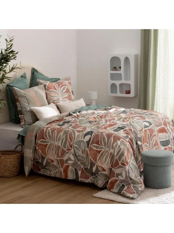 Set Di Lenzuola Stampate Alvaro In Cotone 240X220Cm