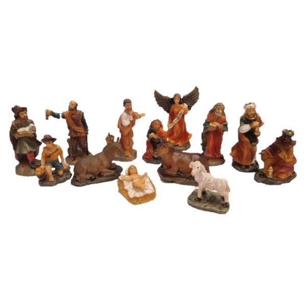 Set Natività 13 Pezzi 4Cm