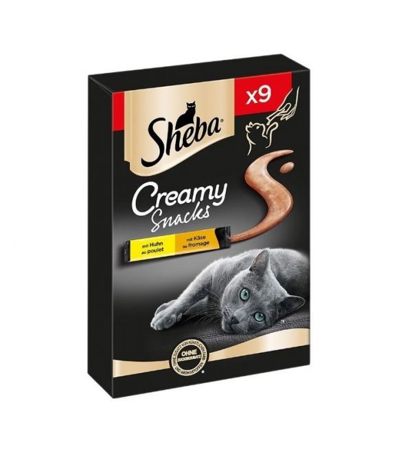 SHEBA Creamy Snack Con Pollo E Formaggio 108G