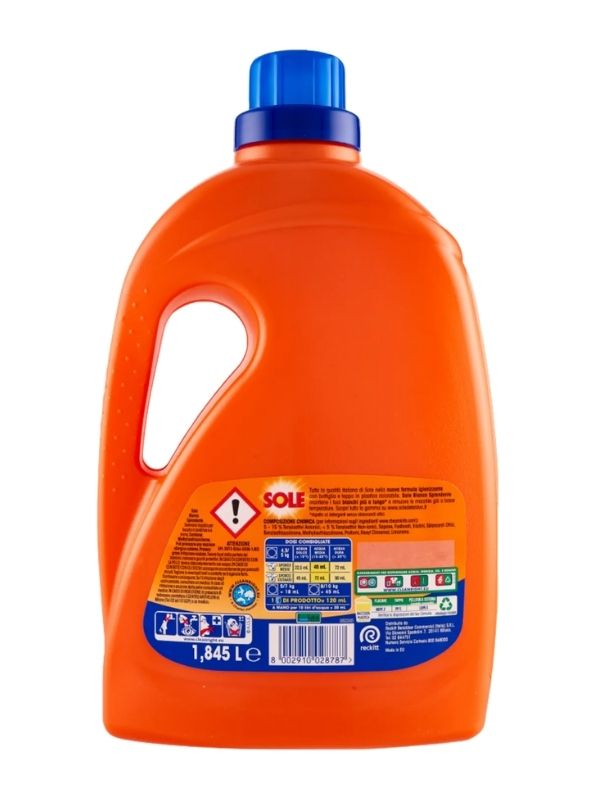 SOLE Détergent Pour Lave-Linge Blanc Brillant 1845Ml