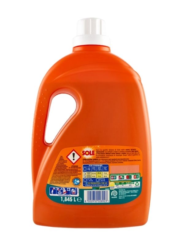 SOLE Détergent Pour Lave-Linge Hygiène Et Fraîcheur 1845Ml