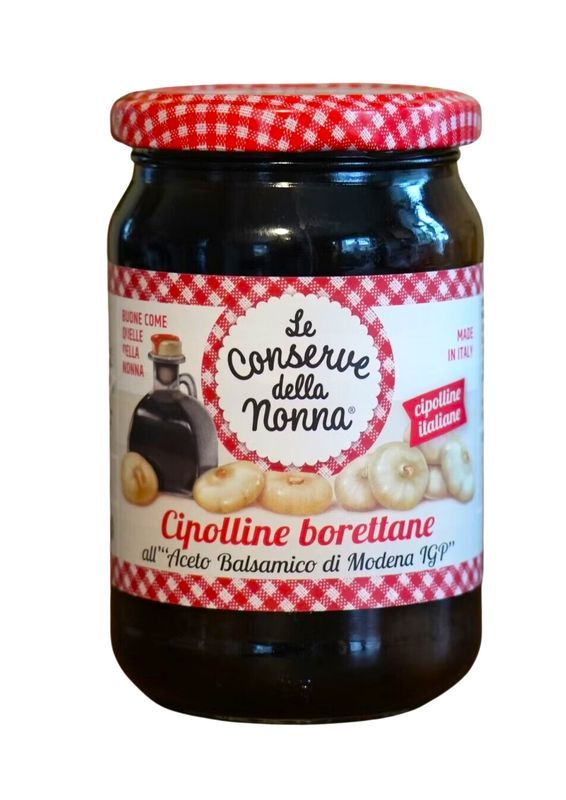 LE CONSERVE DELLA NONNA Cipolline Borettane All'Aceto Balsamico 300G