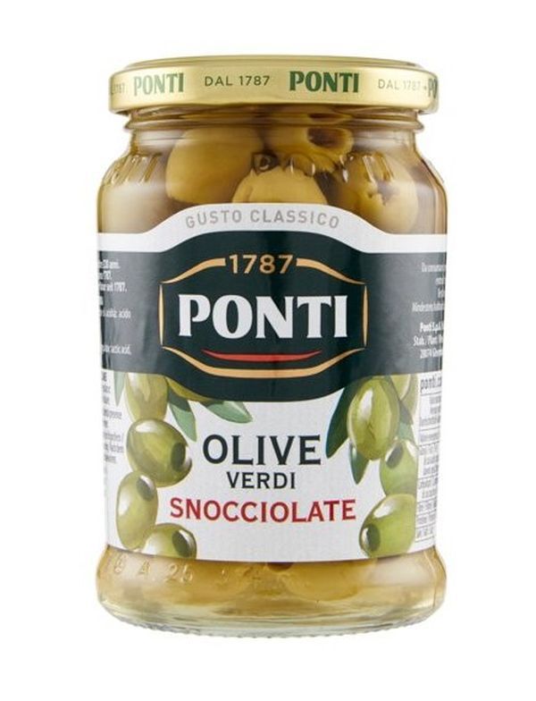 PONTI Olive Verdi Snocciolate 300G