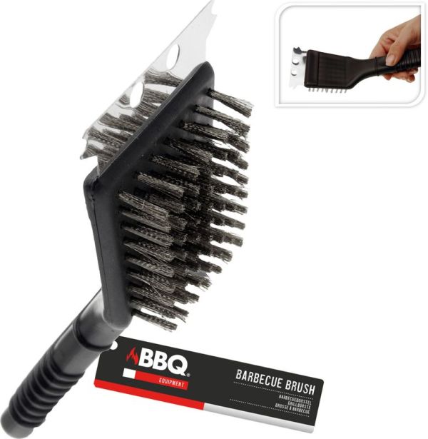 Brosse à grill BBQ avec compteur 21 cm