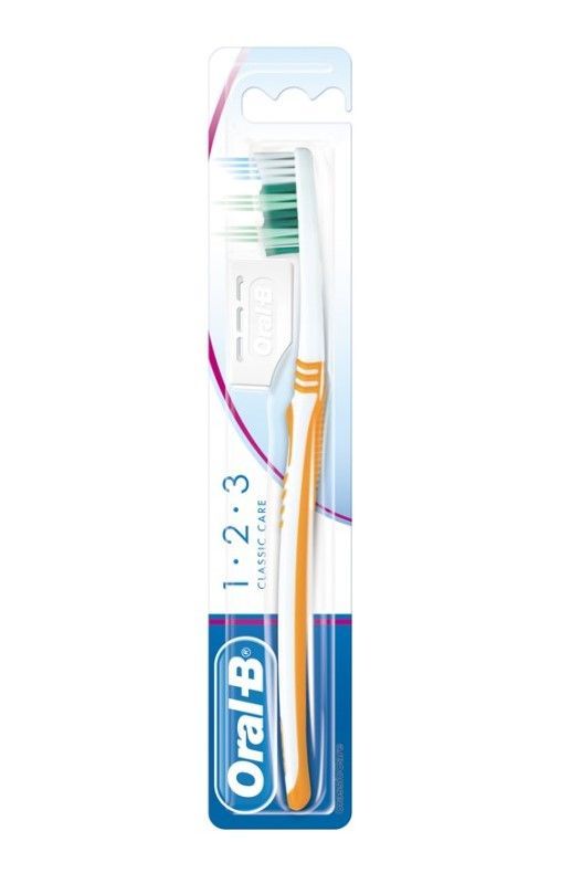 ORAL B Brosse À Dents 1.2.3 Moyen 