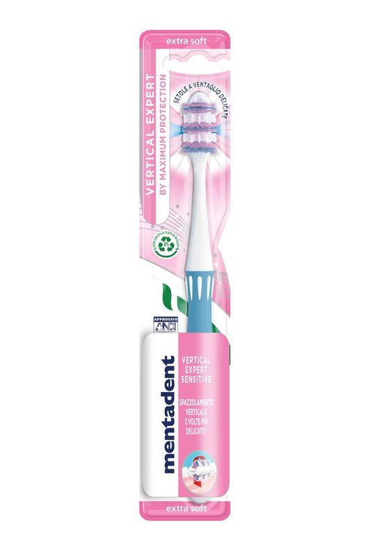 MENTADENT Brosse À Dents Vertical Expert Extra Soft 