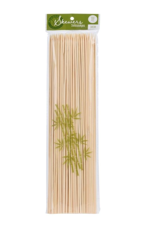 Holzspieße 100 Stück 30Cm  