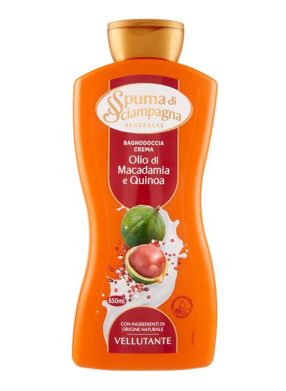 SPUMA DI SCIAMPAGNA Bagno Doccia Olio Di Macadamia 650Ml