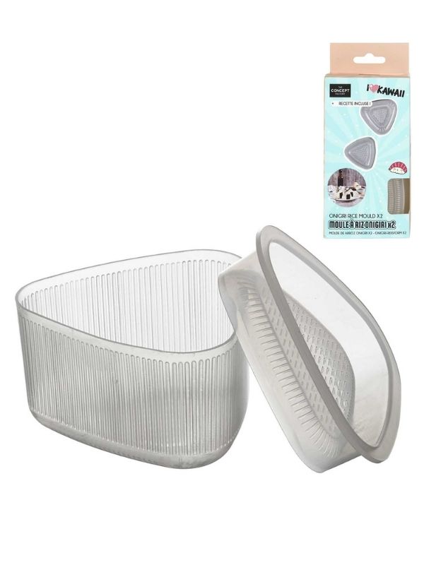 Accessoire Apéritif Moule À Sushi Kawaii Onigiri 2 Pièces 