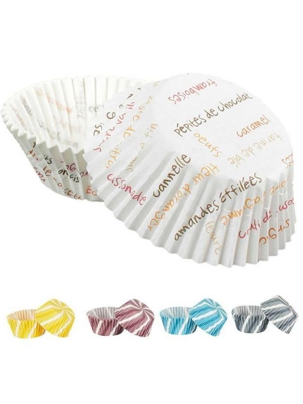 Article De Pâtisserie Moules À Muffins En Papier Kraft 75 Pièces - Assorti